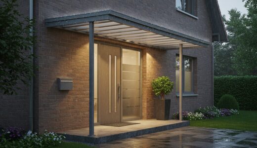 アルミ庇で玄関を守る！後付け設置のポイントと注意点